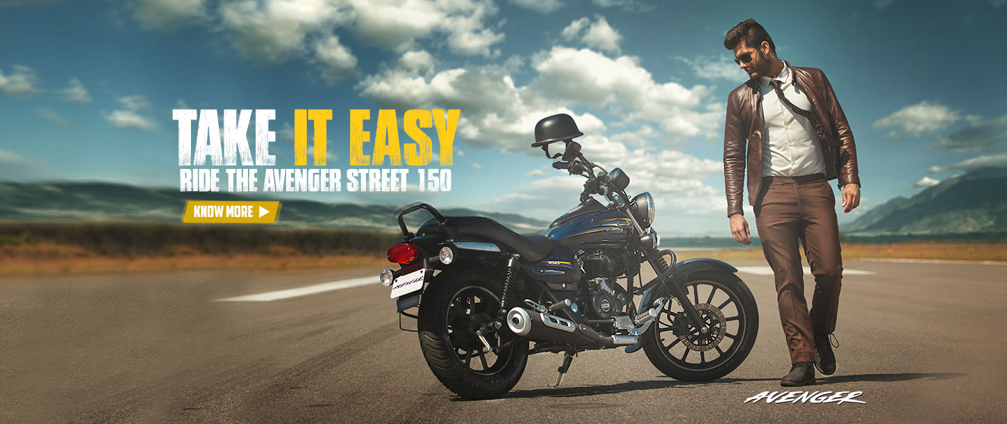 Take It Easy. Ride the Avenger Street 150