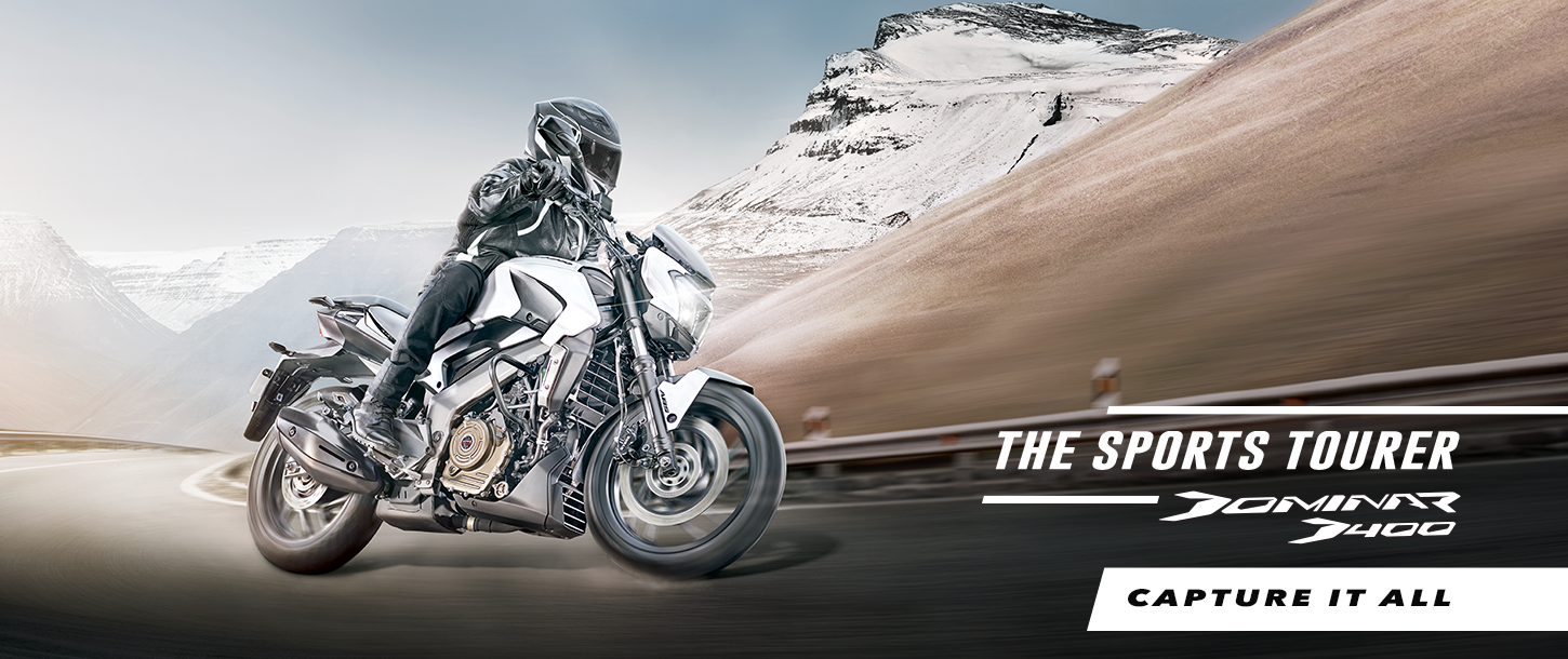 The Sports Tourer Dominar 400. Capture It All