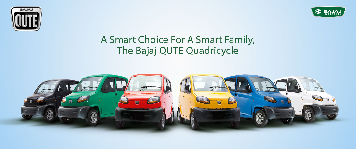 Step Up To Bajaj Qute. Introducing The Smart Taxi.